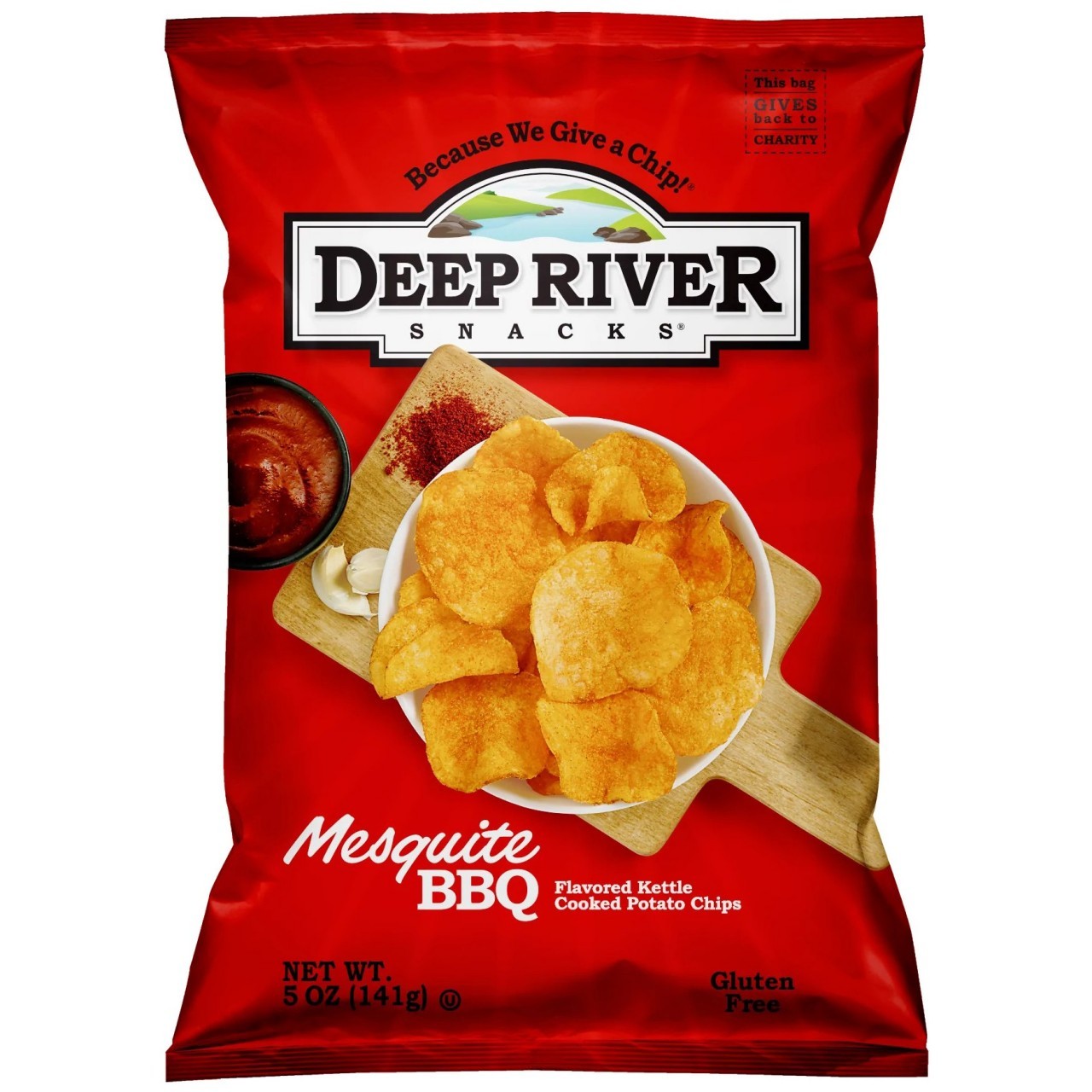 DEEP RIVER KETTLE CHIPS BBQ 2oz
