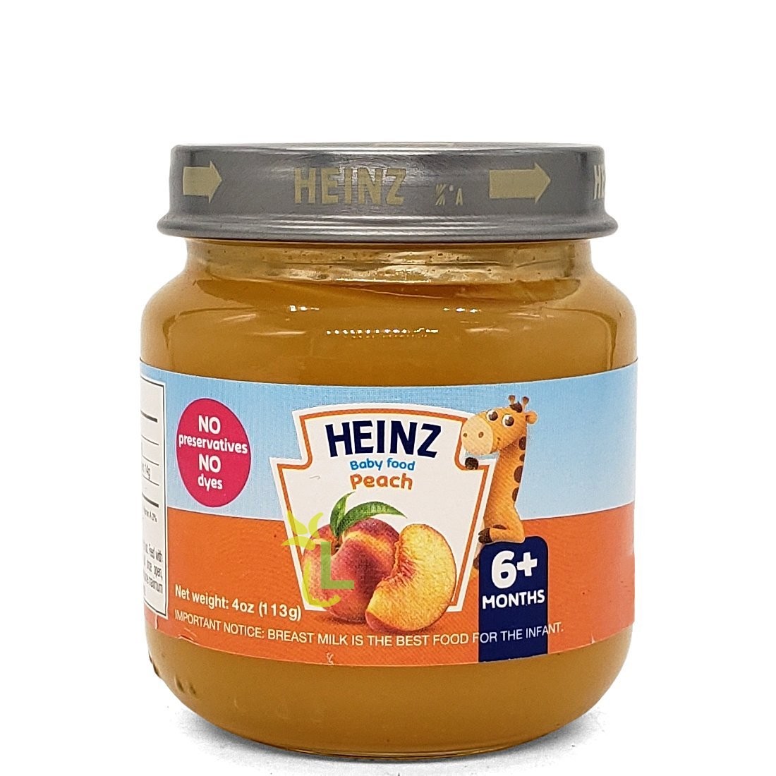 HEINZ STRAINED PEACH 113g