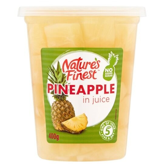 NAT FIN PINEAPPLE IN JUICE 400g