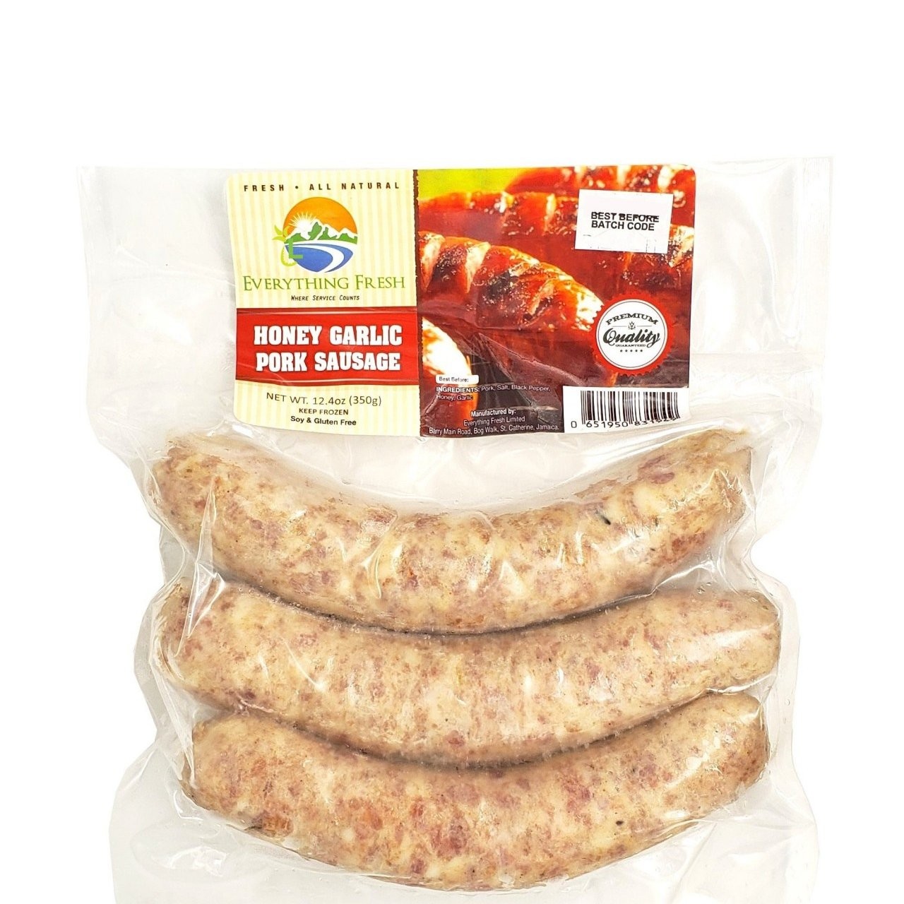 EVERYTHING FRESH SAUSAGE HN GAR PRK 350g