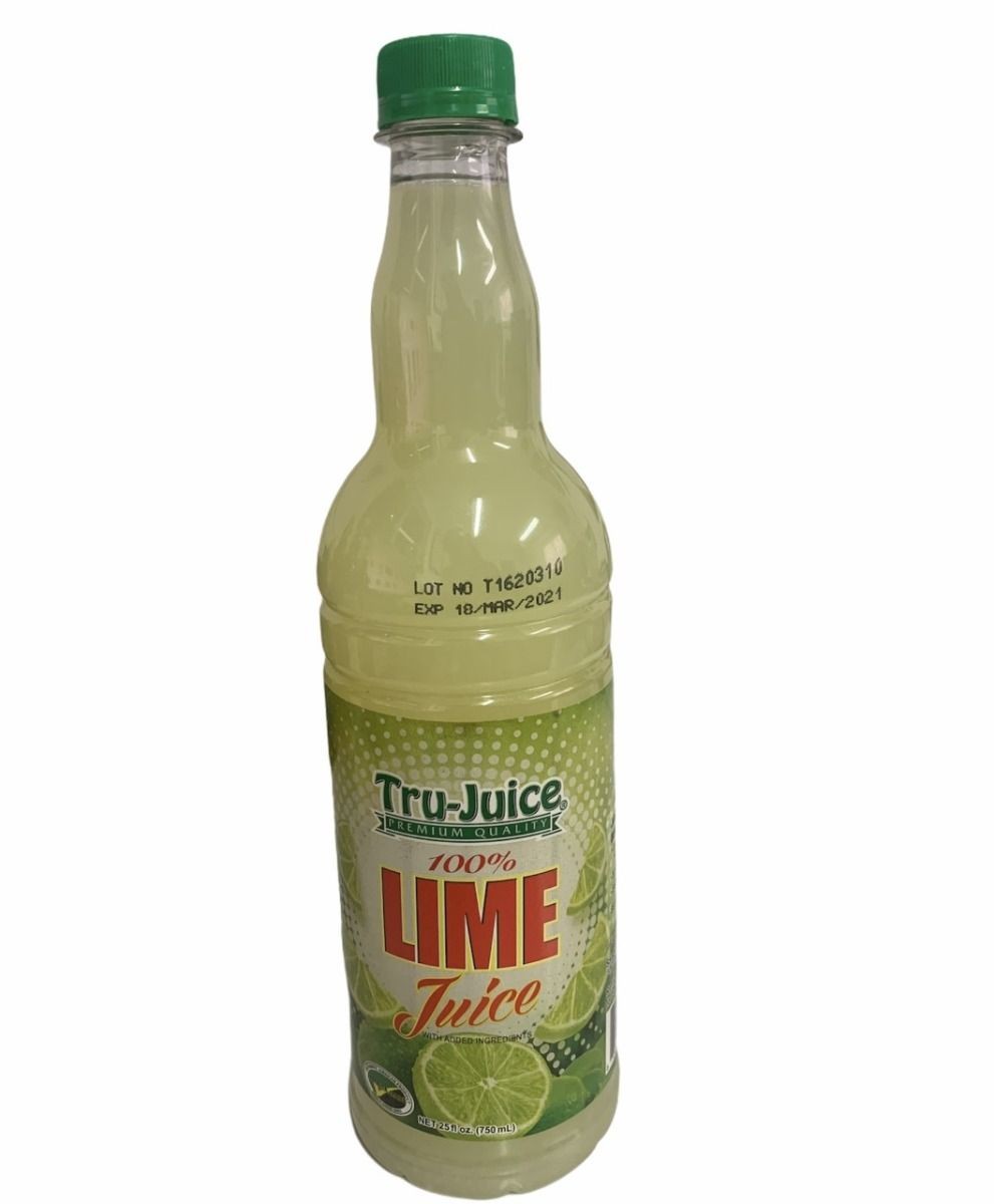 TRU – JUICE 100% LIME JUICE 750ML
