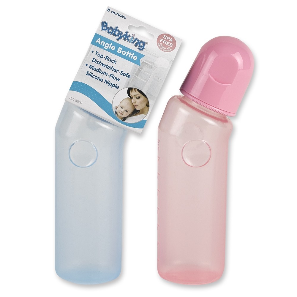 Baby King Angled Bottle, 8 oz
