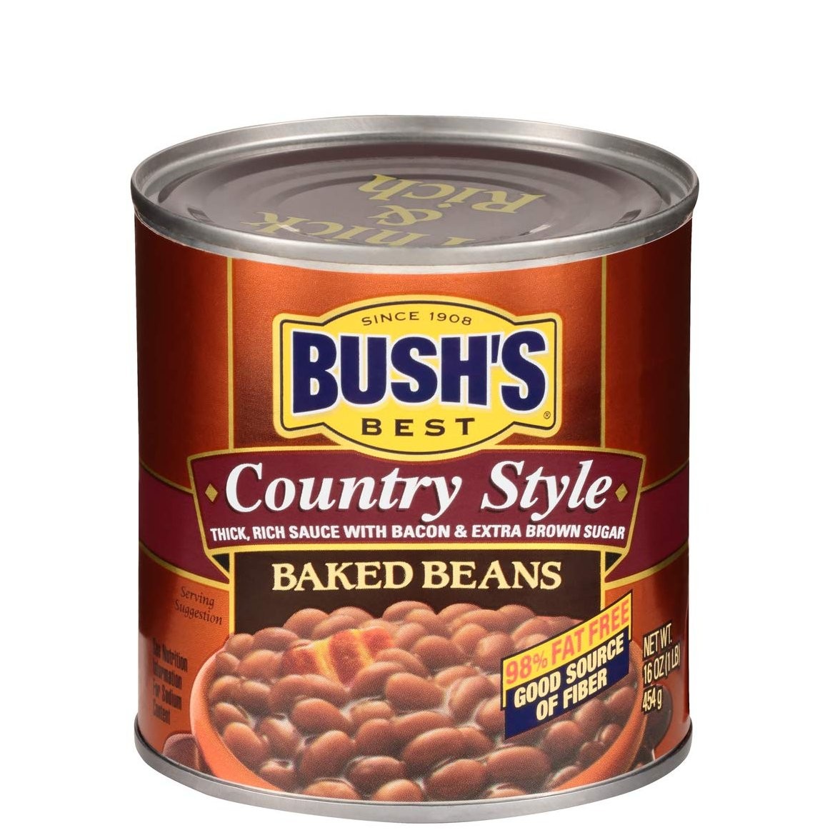 BUSHS BAKED BEANS C/STLYE 454g
