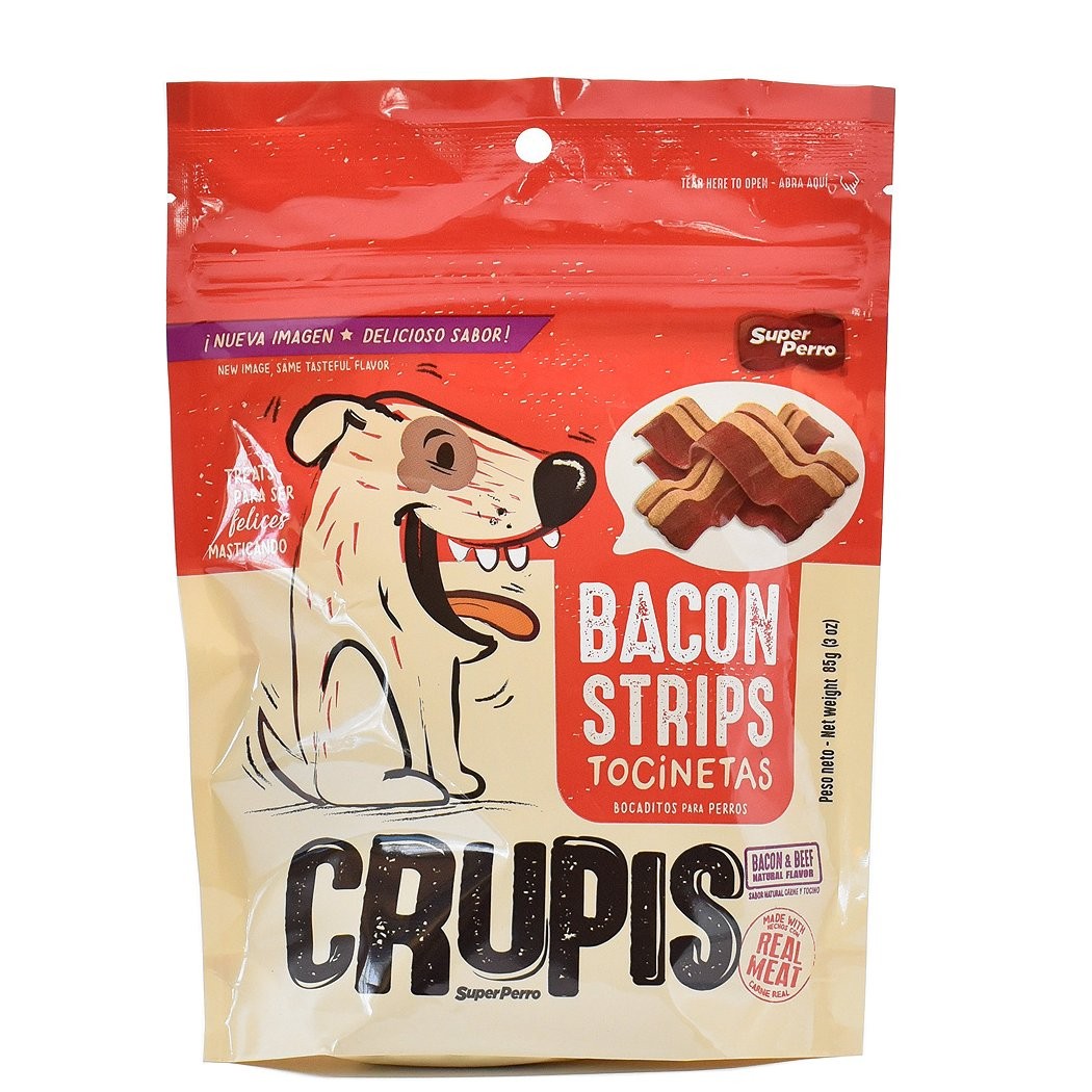 CRUPIS BACON STRIPS 85g