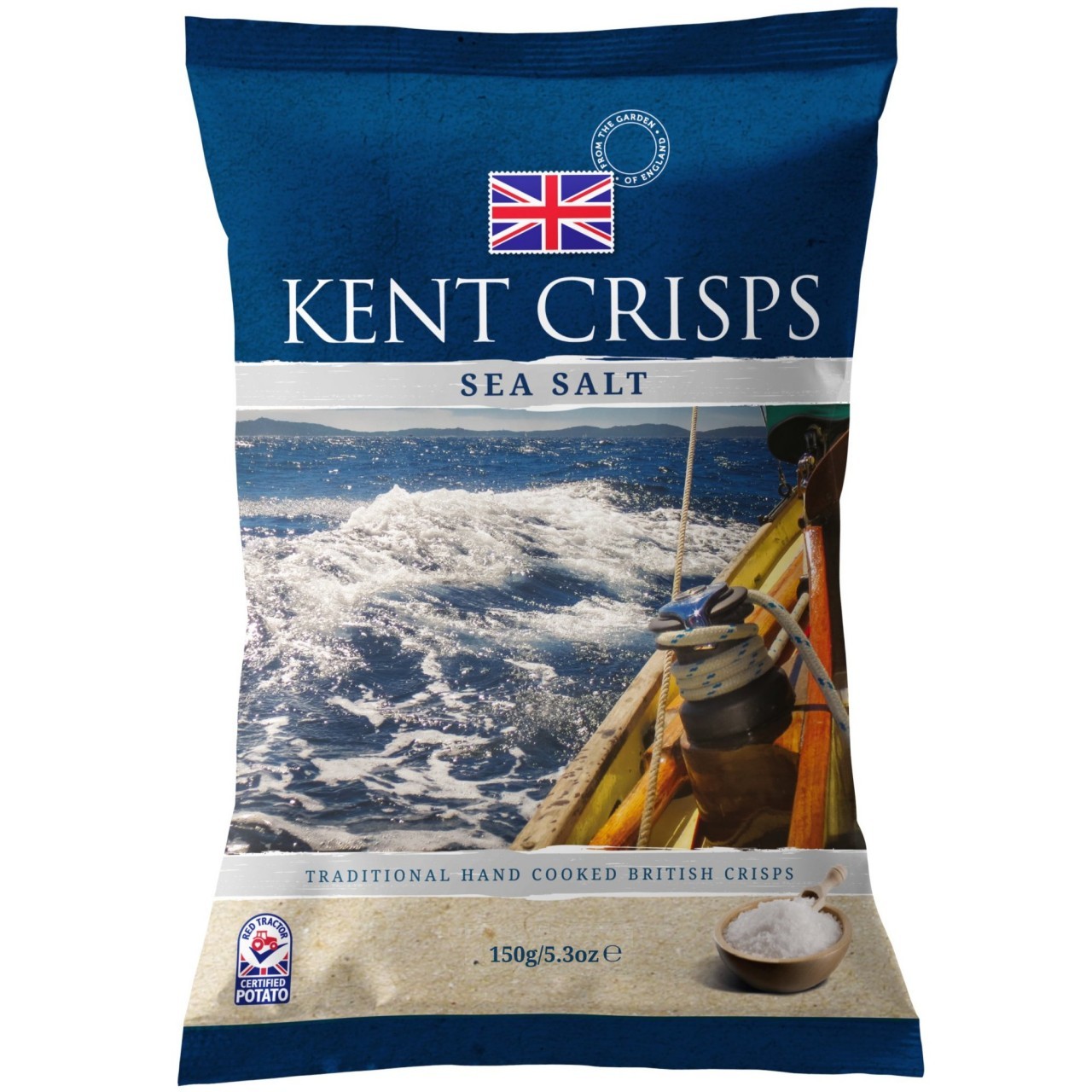 KENT CRISPS SEA SALT 150g