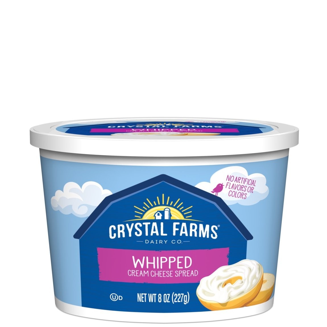 CRYSTAL FARMS CREAM CHEESE WHIPPED 8oz