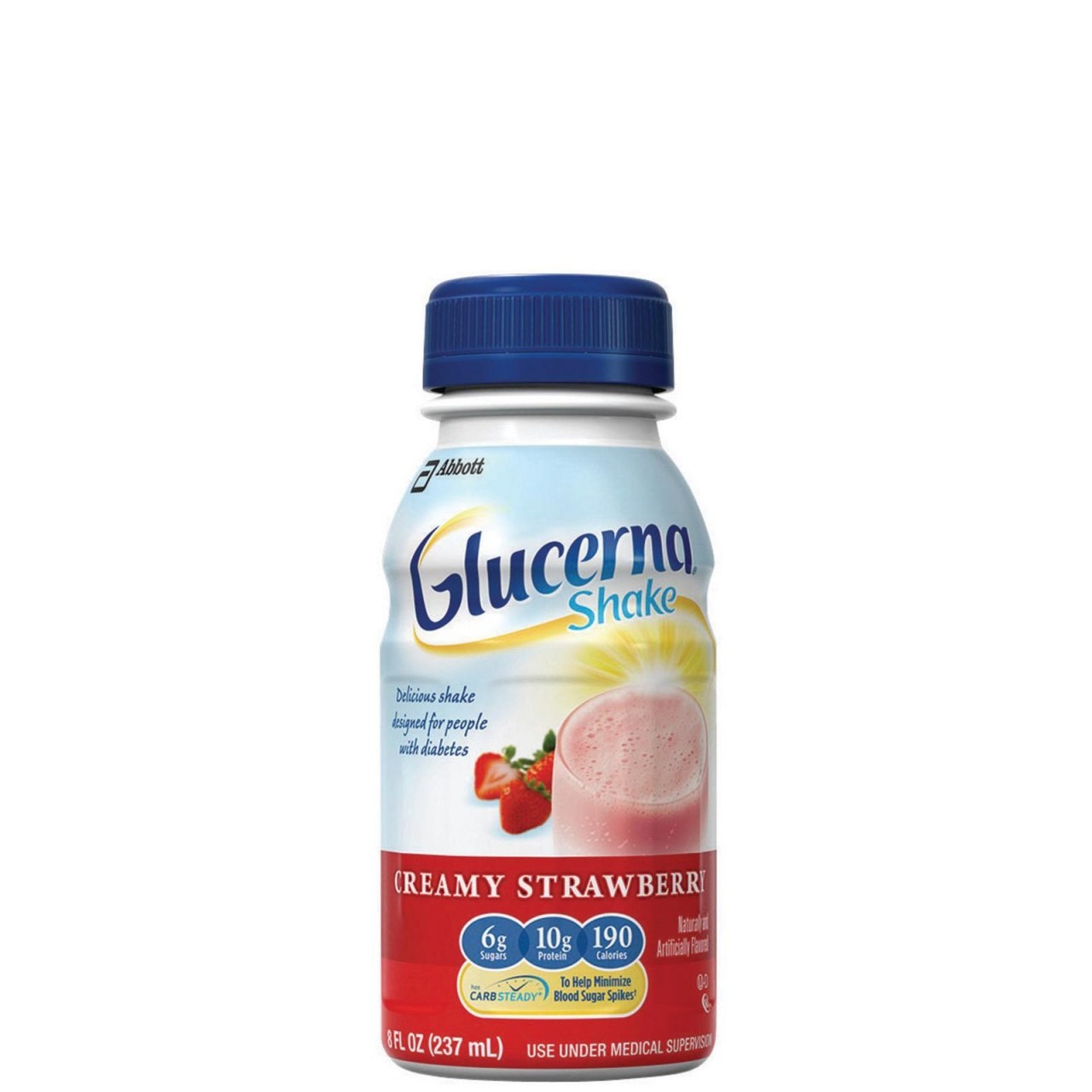 GLUCERNA SHAKE STRAWBERRY 8oz