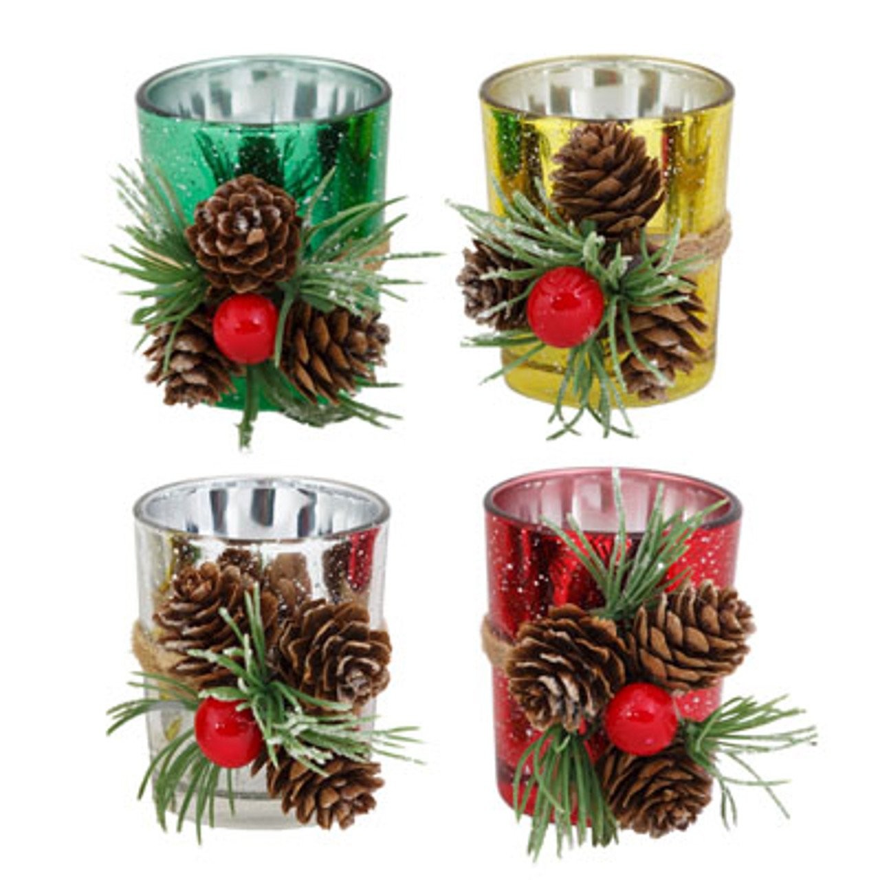 REGENT XMAS VOTIVE CANDLE HOLDER 1ct