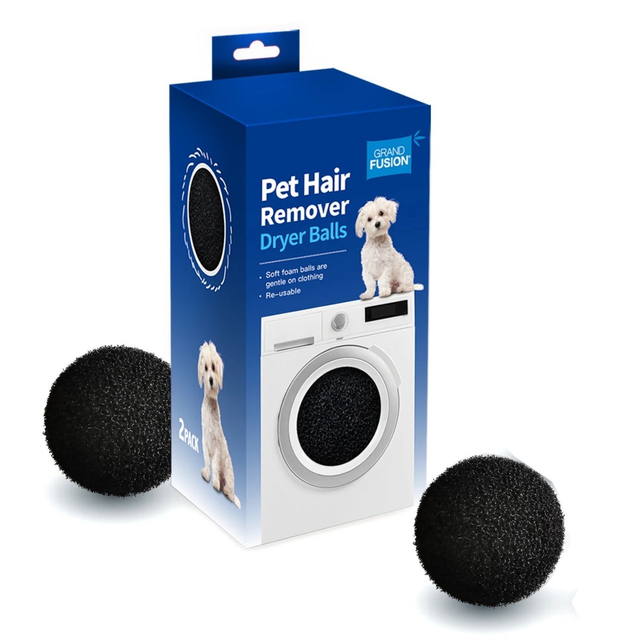 GRAND FUSION PET HAIR DRYER BALLS 2s