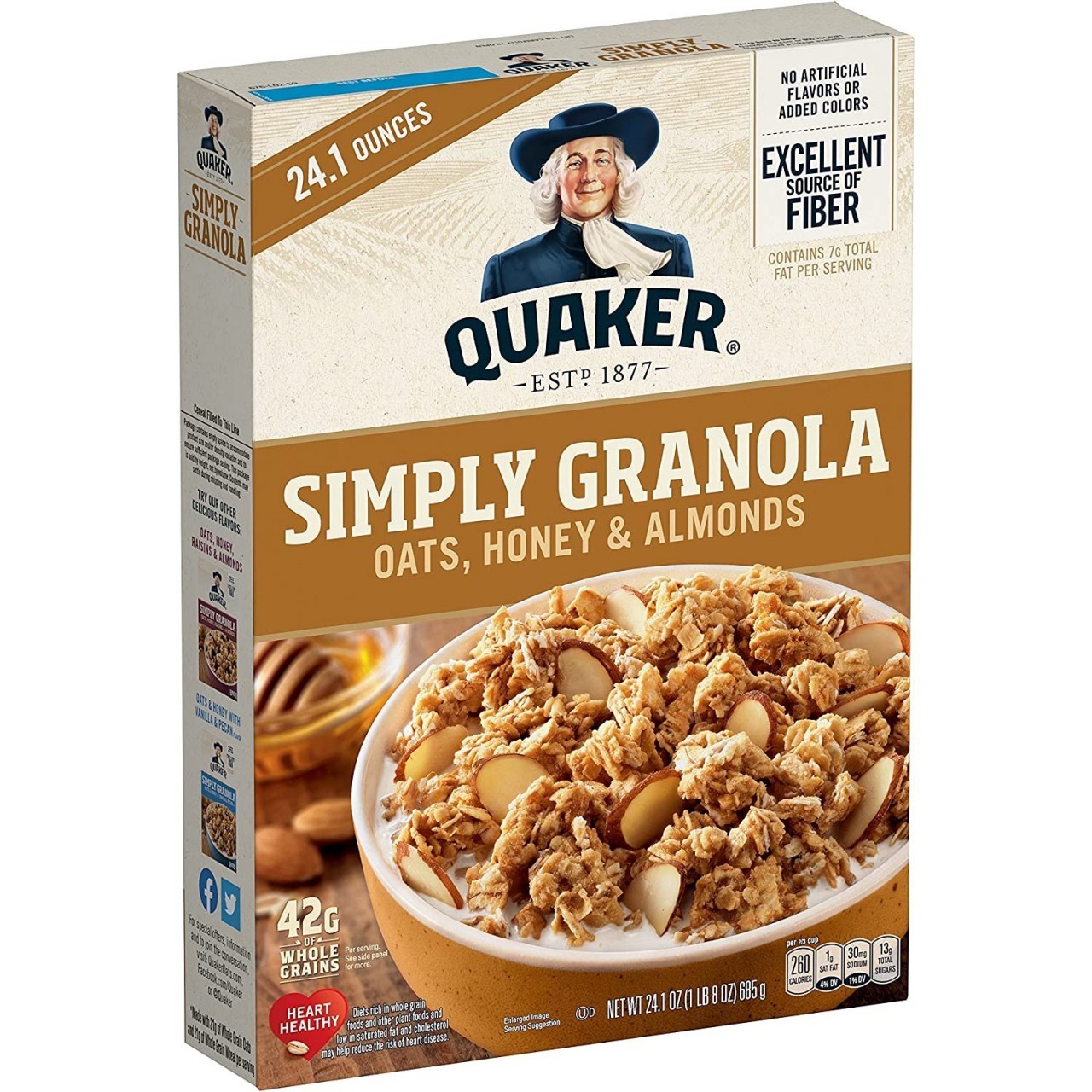 QUAKER SIMPLY GRANOLA REGULAR 24oz