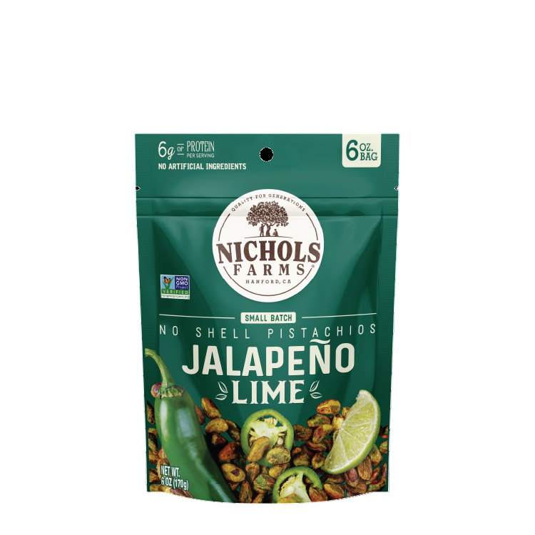 NICHOLS PISTACHIO JALAPENO LIME 6oz