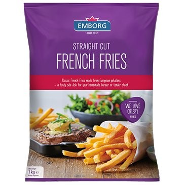 EMBORG FRENCH FRIES STRAIGHT CUT 1kg