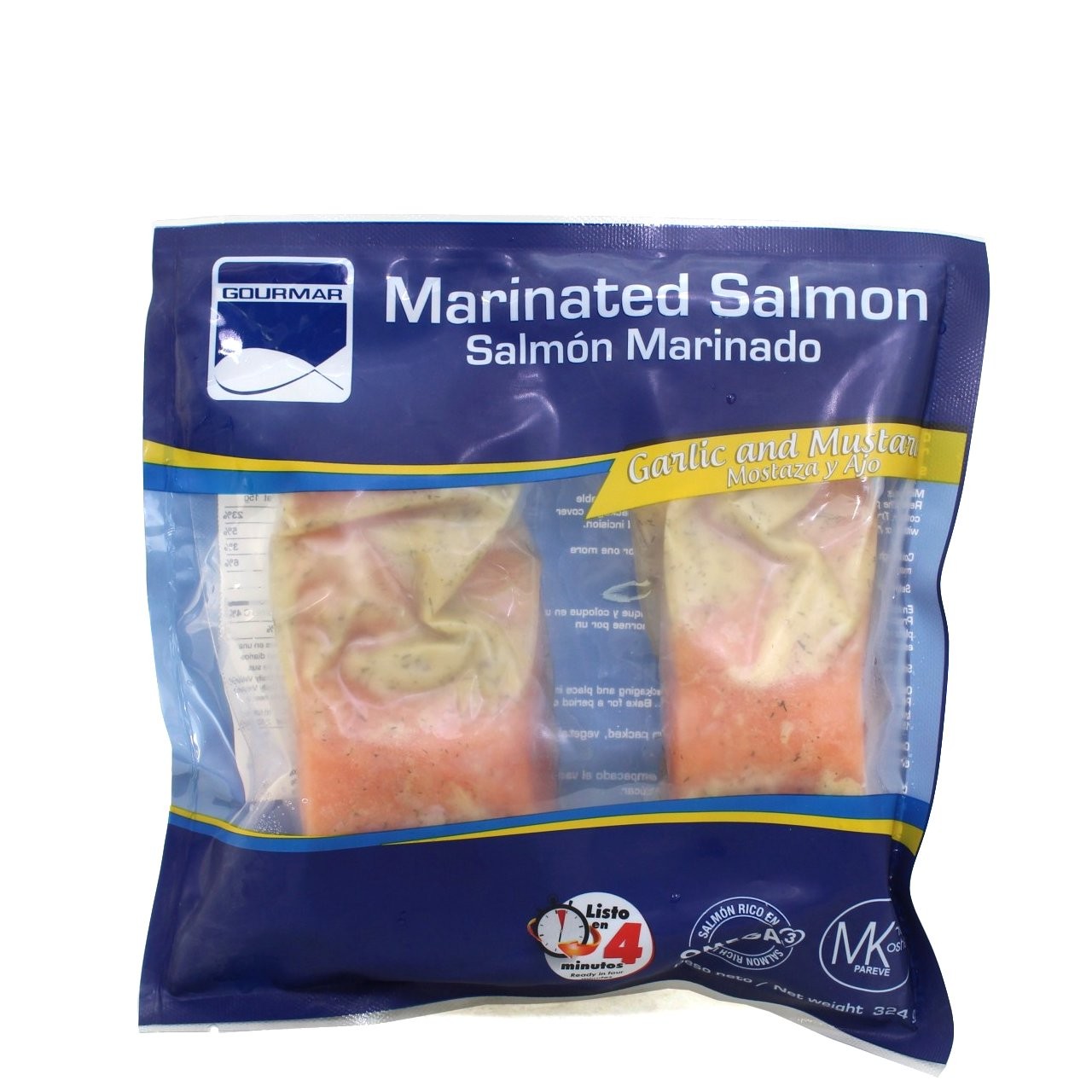 GOURMAR SALMON GARLIC&MUSTARD 324g