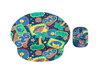 Xtech - XTM-DKT1ST - Mouse and mouse pad kit, 2.4 GHz Wireless Stitch KT1ST Disney Stitch