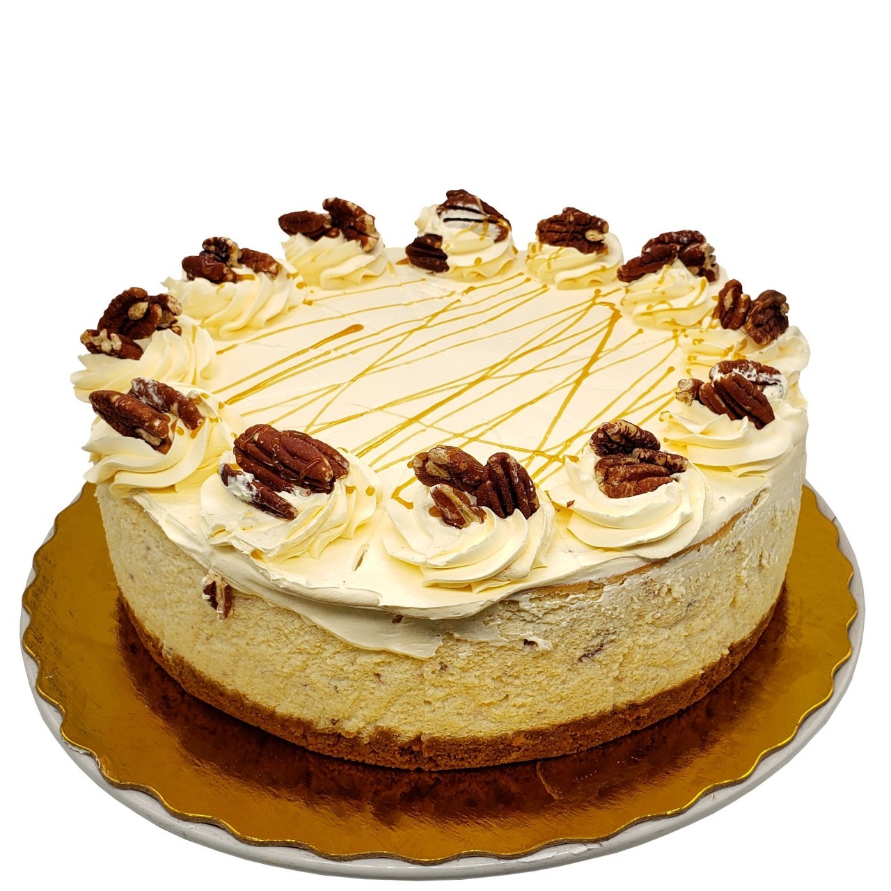 CHEESECAKE CARAMEL PECAN WHOLE 10in