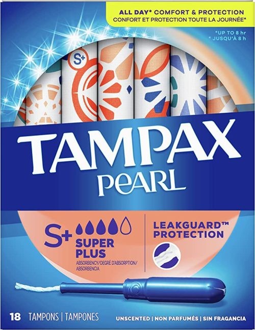 TAMPAX SUPER PLUS UNSCENTED 18’S