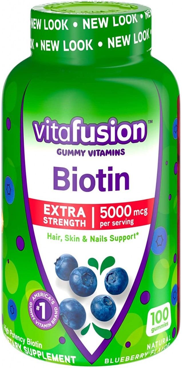 Vitafusion Extra Strength Biotin Gummy Vitamins, 100 ct