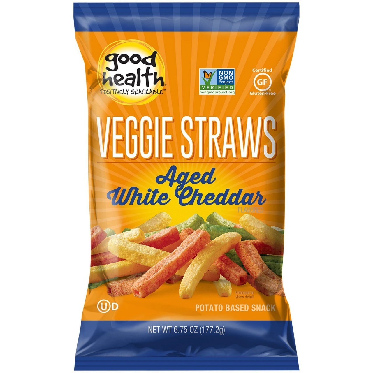 GOOD HEALTH VEGGIE STRAWS CHEDDAR 6.75oz