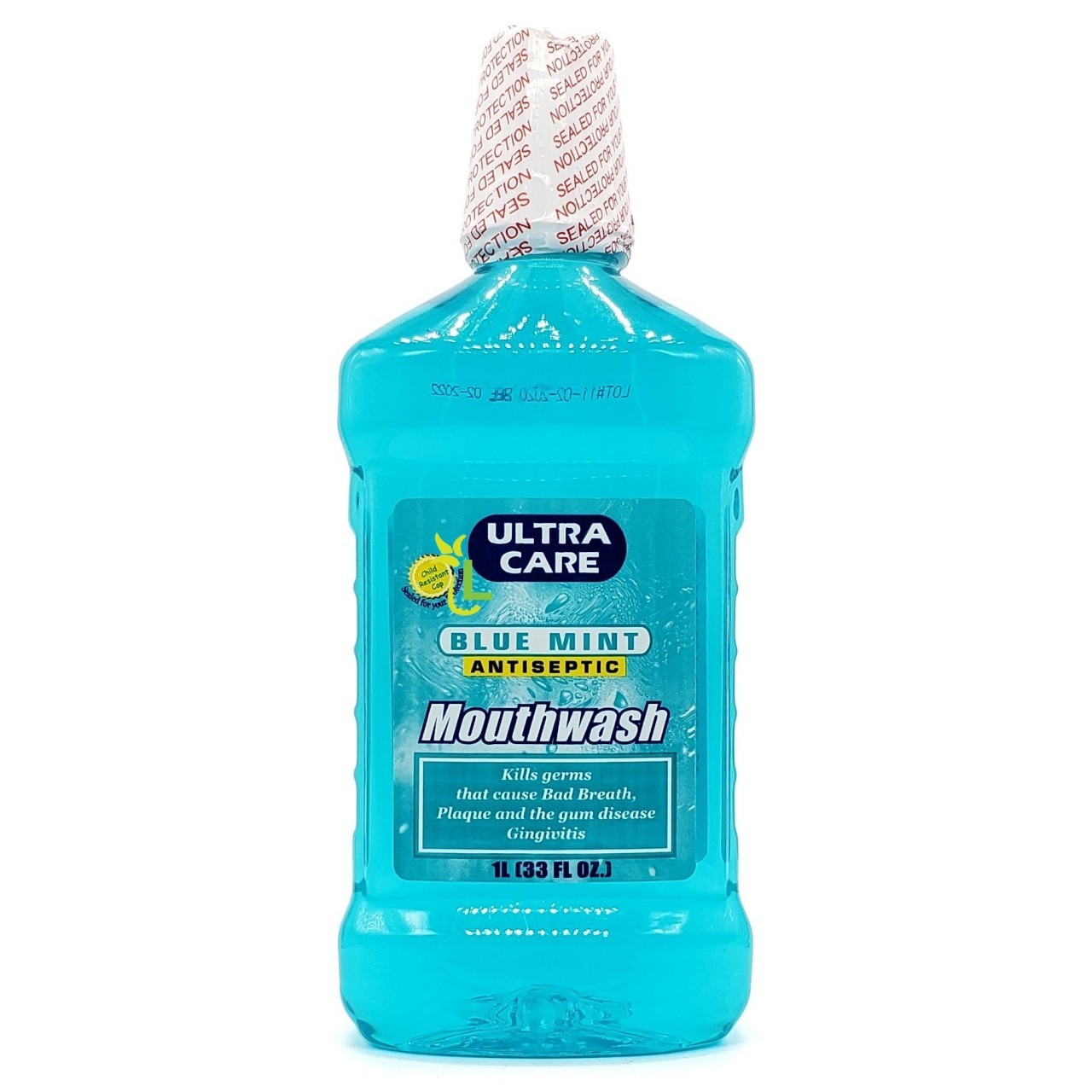 ULTRA CARE MOUTHWASH BLUE MINT 1L