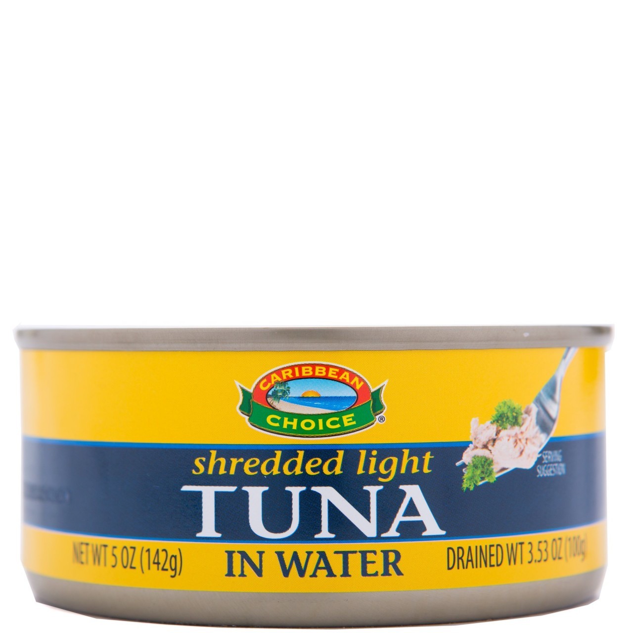 CARIB CHOICE TUNA SCHREDDED WATER 142g