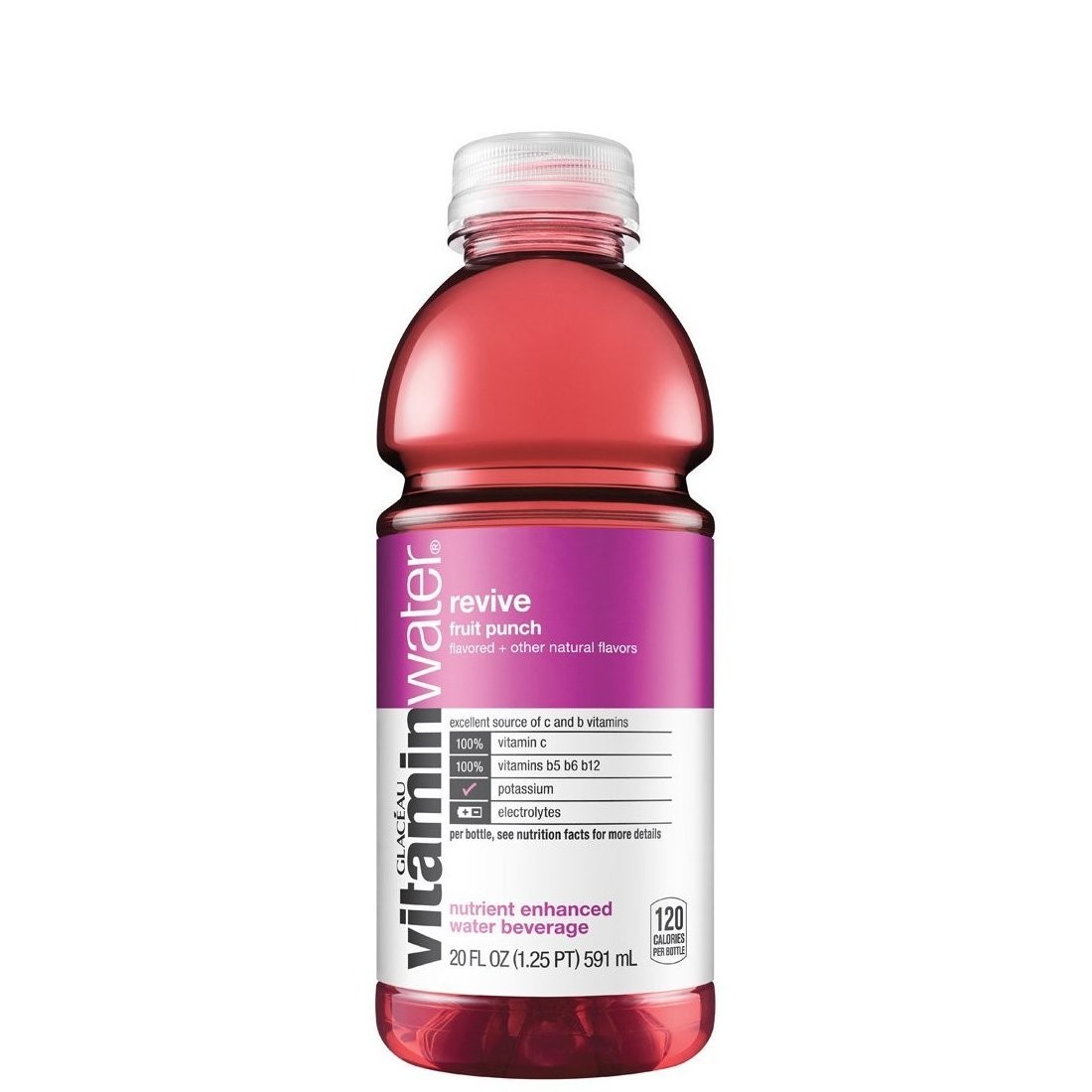 VITAMIN WATER REVIVE FRT PUNCH 20oz