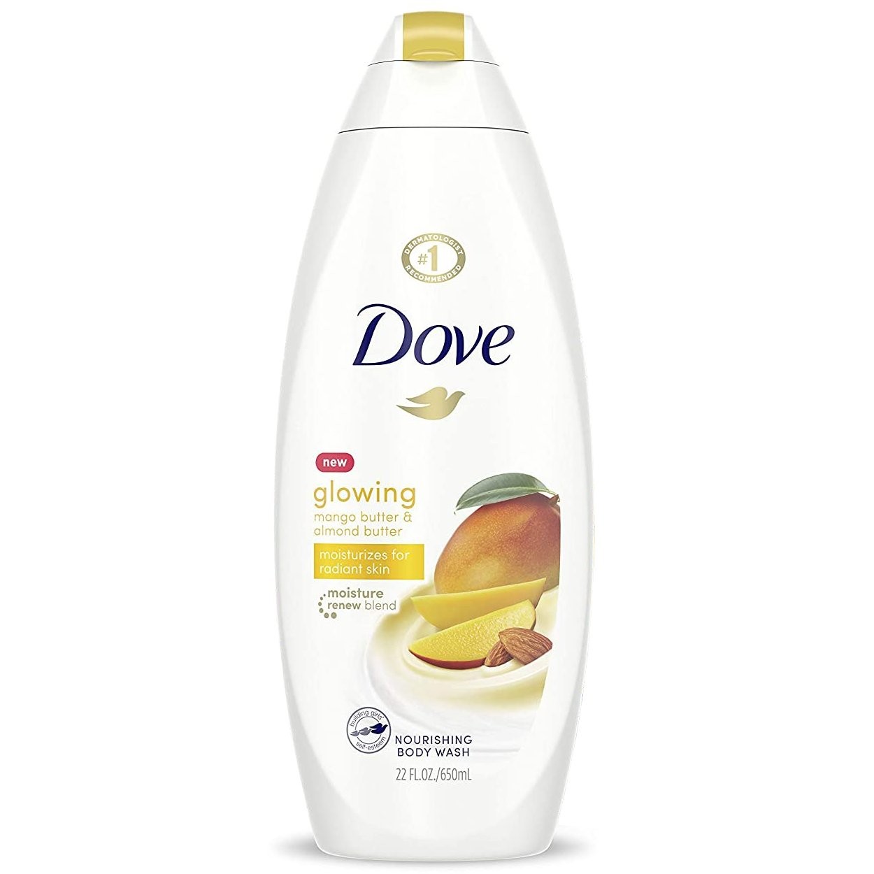 DOVE BODY WASH GLOWING 22oz