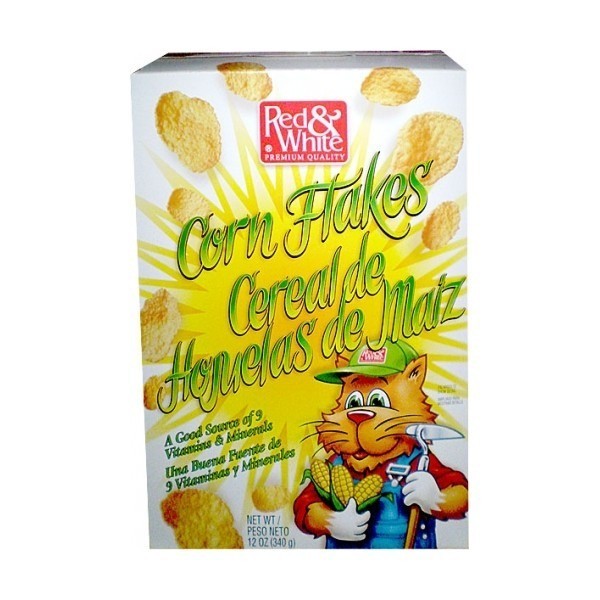 RED & WHITE CORN FLAKES 510G (18OZ)