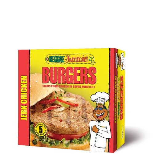 REGGAE JAMMIN BURGER CHICKEN JERK 15oz