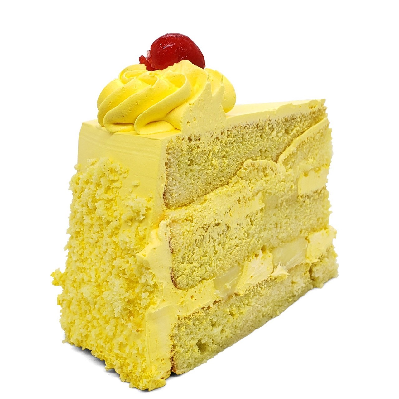 CAKE ROUND LEMON CREME SLICE 1ct