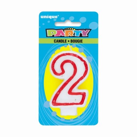 Unique Dlxe Number Candle #2