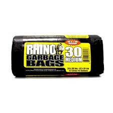 RHINO GARBAGE BAGS 24X36 (MEDIUM)