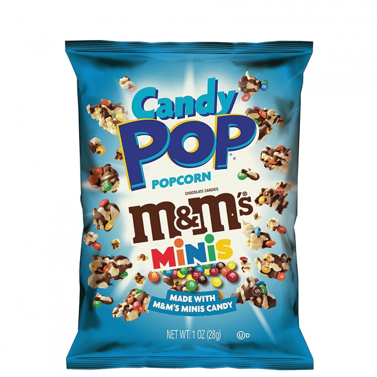 CANDY POP POPCORN M&M MINIS 1oz