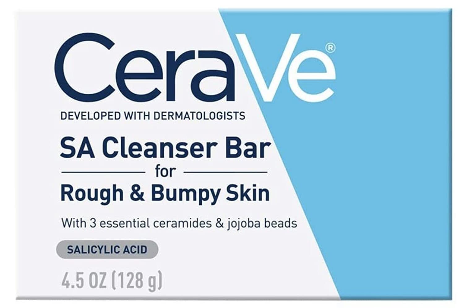 Cerave SA Cleanser Bar for Rough & Bumpy Skin, 4.5 oz
