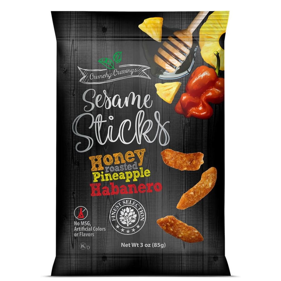 CRUNCHY CRAV SESAME CHIPS HABANERO 85g