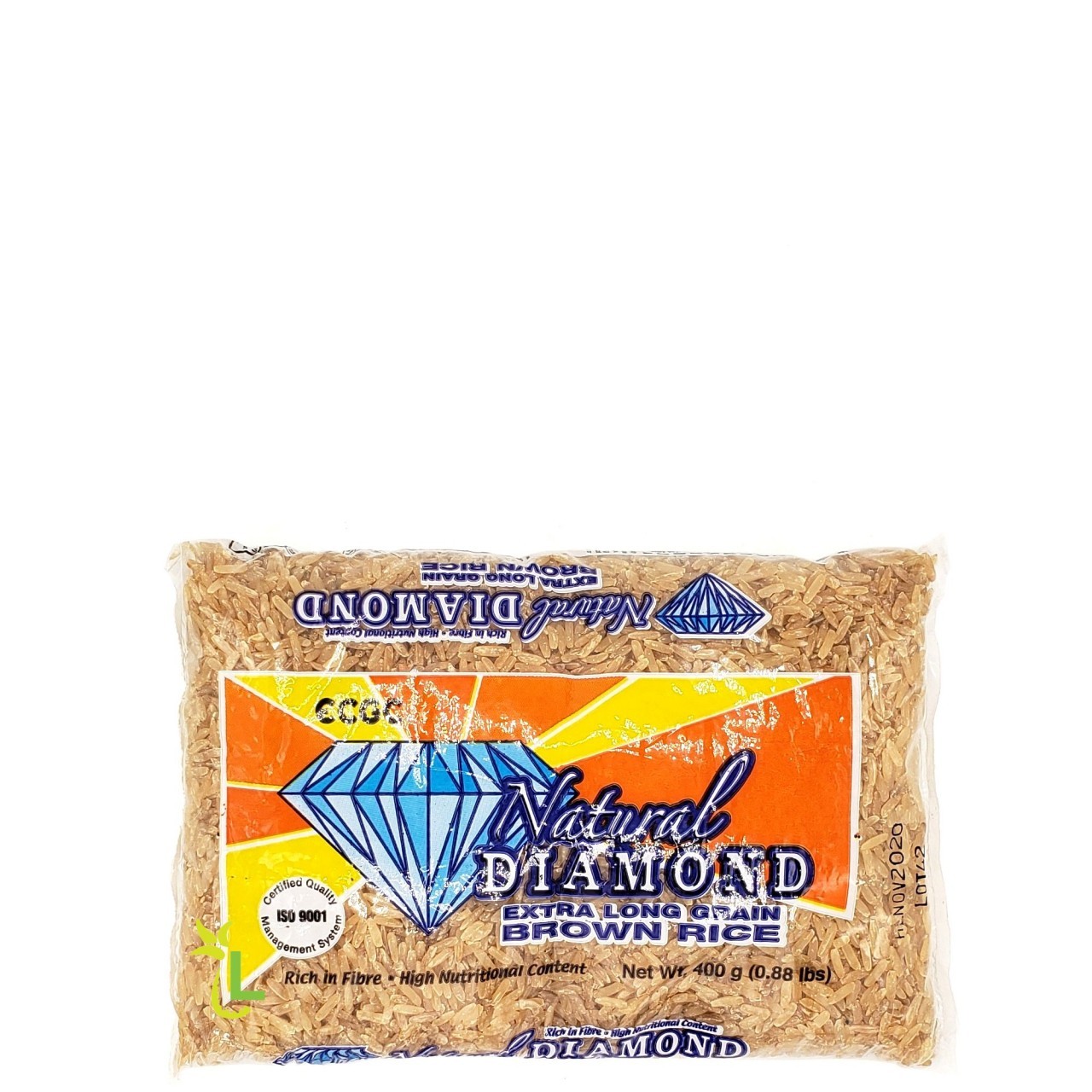 DIAMOND RICE BROWN 400g