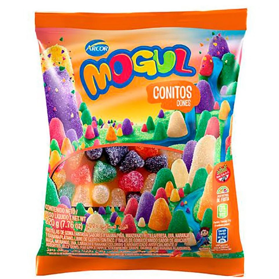 ARCOR MOGUL CONES 220g