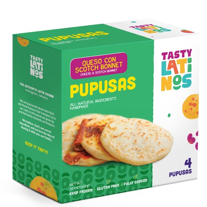TASTY LATIN PUPUSAS CHEESE SCOTCH BON 4s