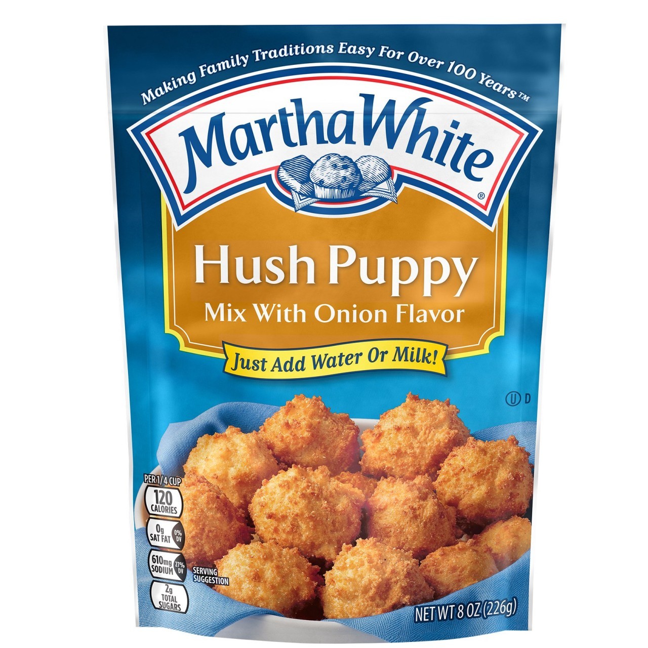 MARTHA WHITE HUSH PUPPY MIX 8oz