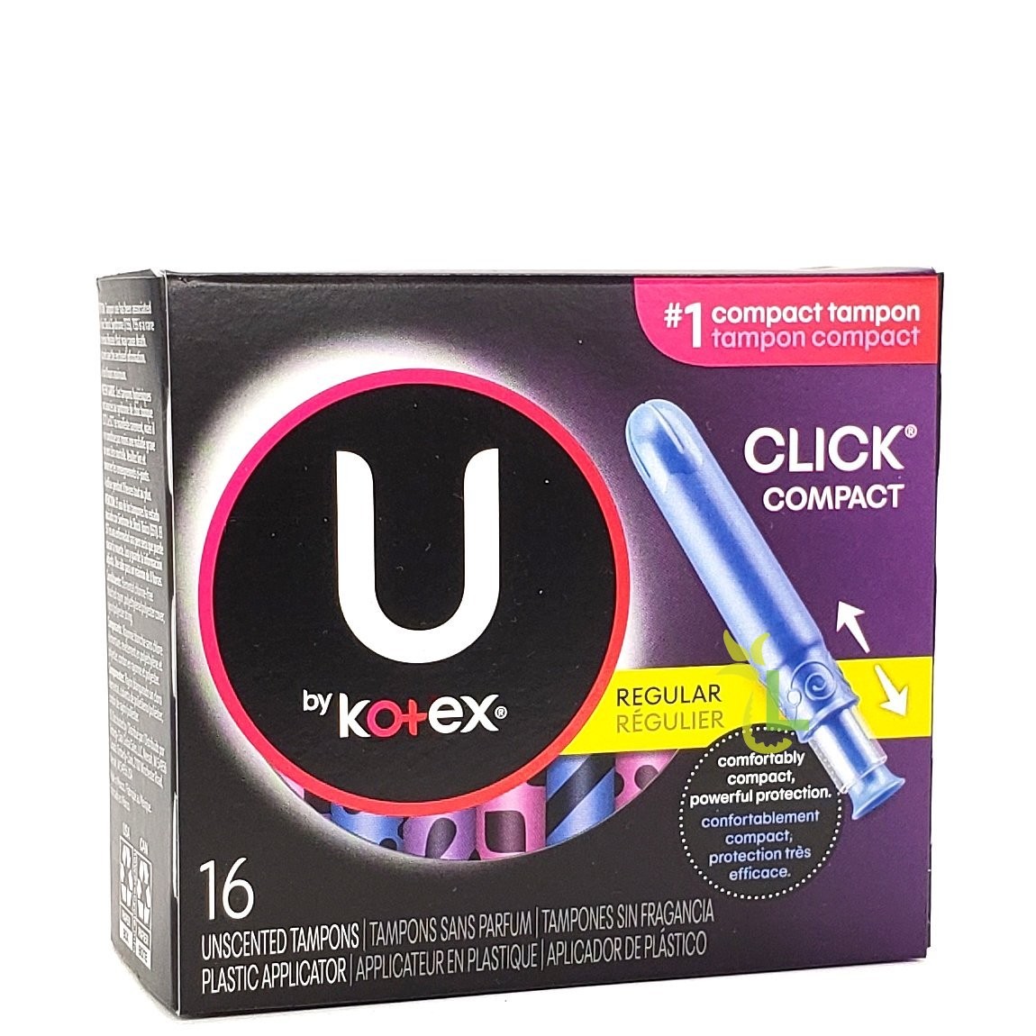 KOTEX U TAMPONS CLICK REGULAR 16s
