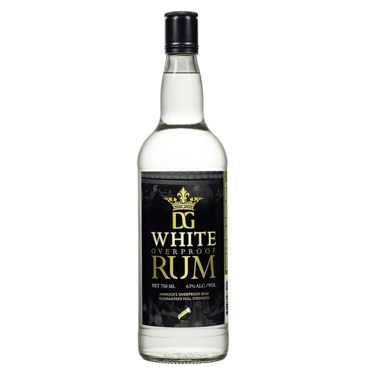 D&G WHITE OVERPROOF RUM 750ML