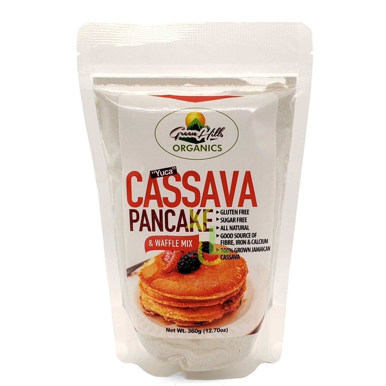 GREEN HILLS CASSAVA PANCAKE MIX 14oz