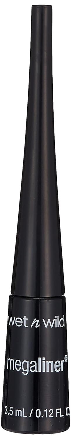 Wet & Wild Megaliner Liquid Eyeliner 871a Black, 0.12oz