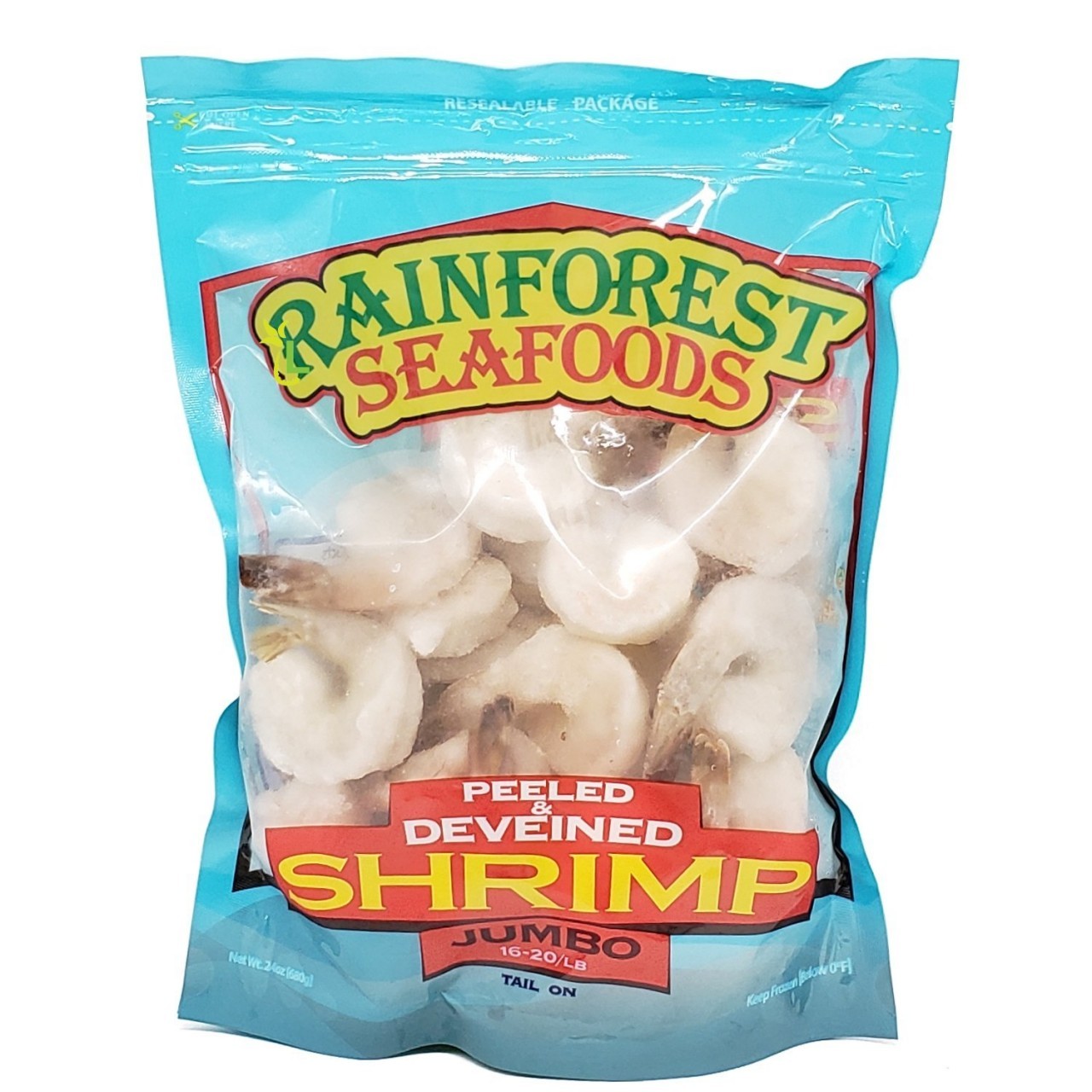 RAINFOREST SHRIMP 16-20 JUMBO P&D 680g