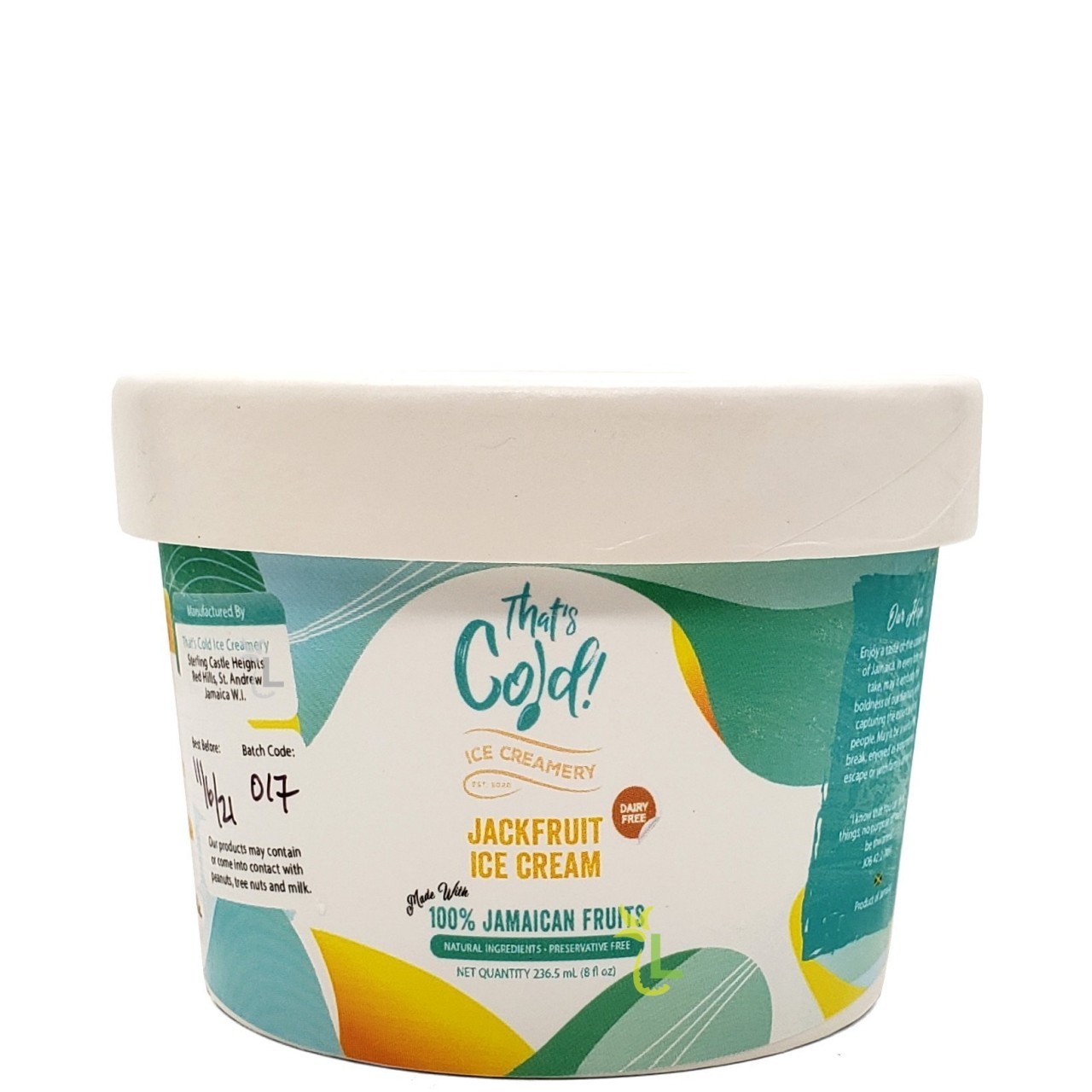 THATS COLD ICE CREAM JACKFRUIT 8oz