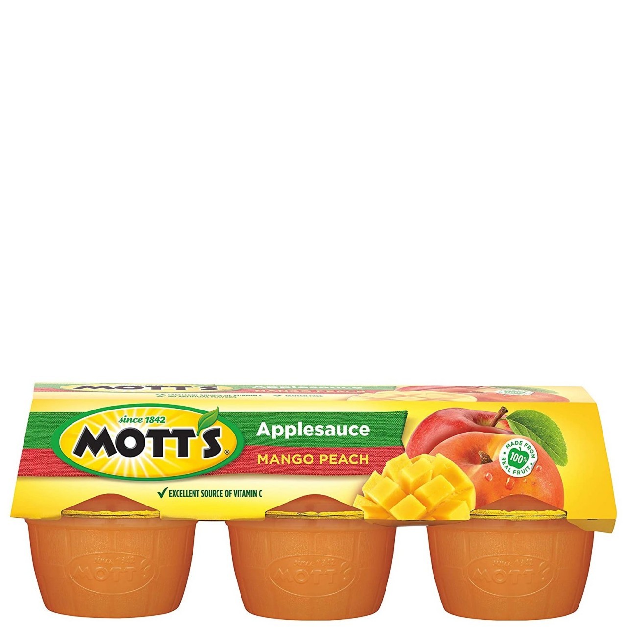 MOTTS APPLE SAUCE MANGO PEACH 6x4oz
