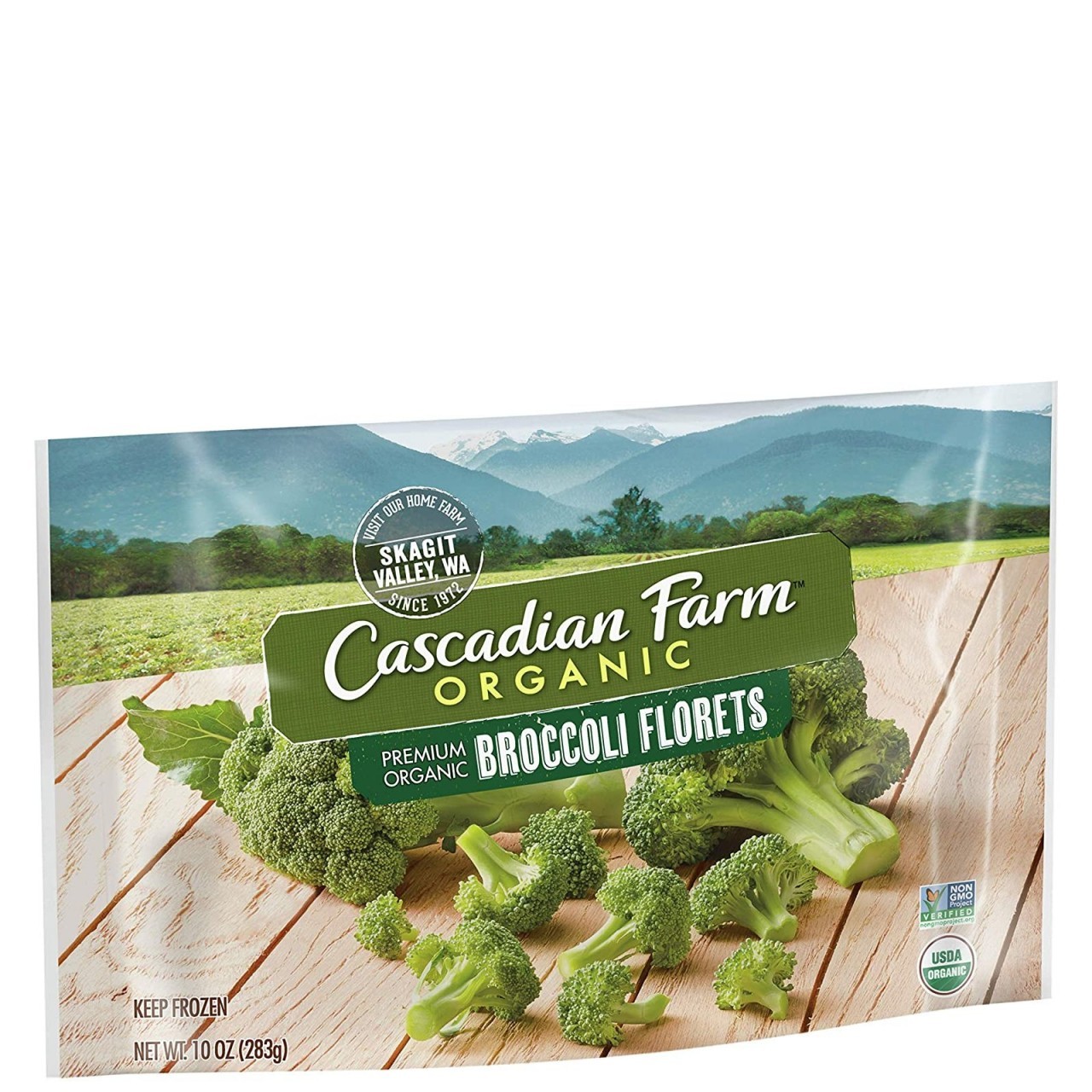 CASCADIAN FARM BROCCOLI FLORETS 283g