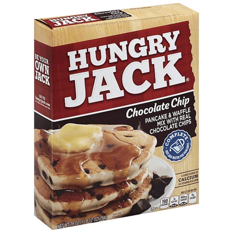 HUNGRY JACK PANCAKE CHOCOLATE CHIP 28oz