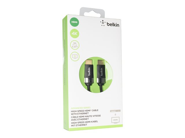 Belkin High Speed HDMI Cable - HDMI cable with Ethernet - HDMI male to HDMI male