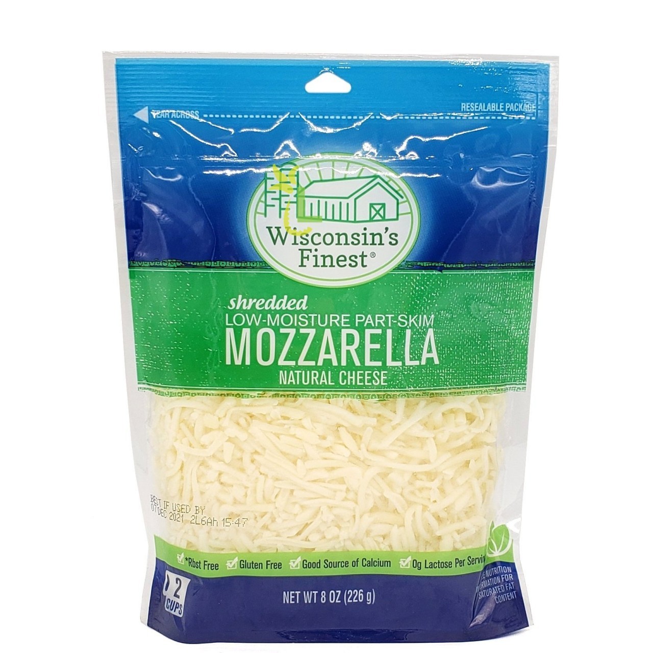 WISCONSIN FINEST SHRED MOZZARELLA SK 8oz
