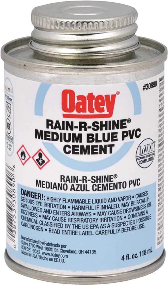 8 oz. Blue PVC Cement